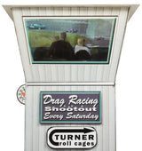 Race Tower Photo Real scale building kit for BK 6413, front view