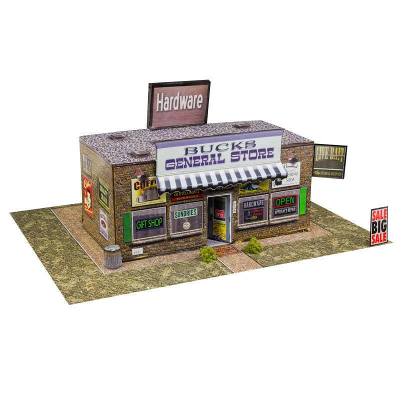 General Store Photo Real scale building kit for BK 6418, main view