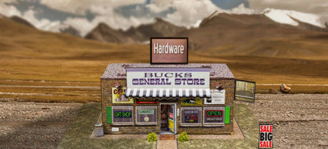 General Store Photo Real scale building kit for BK 6418, top view