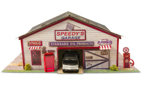 Speedy's Garage Photo Real scale building kit for BK 6422, main view