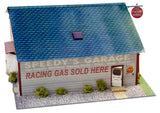 Speedy's Garage Photo Real scale building kit for BK 6422, side view