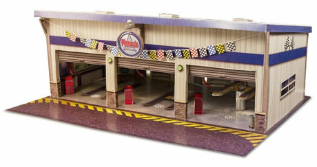 Pit Stop Garage Photo Real scale building kit for BK 6423, main view