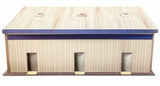 Pit Stop Garage Photo Real scale building kit for BK 6423, front view