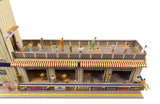 Press & Media Tower Photo Real scale building kit for BK 6424, side view