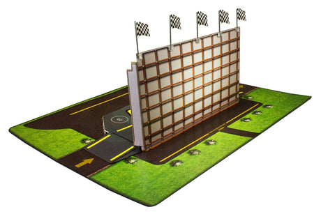 1/64 "winners Podium Photo Real scale building kit for BK 6427, package view