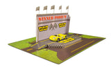 1/64 "winners Podium Photo Real scale building kit for BK 6427, front view