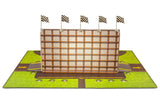 1/64 "winners Podium Photo Real scale building kit for BK 6427, side view