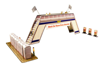1/64 "pedestrian Bridge Photo Real scale building kit for BK 6428, detail view