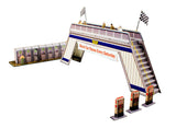 1/64 "pedestrian Bridge Photo Real scale building kit for BK 6428, top view
