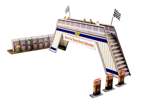 1/64 "pedestrian Bridge Photo Real scale building kit for BK 6428, top view