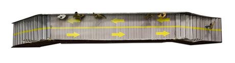 1/64 "pedestrian Bridge Photo Real scale building kit for BK 6428, package view