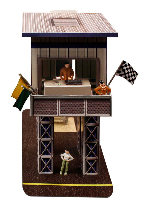 1/64 "marshalling Tower Photo Real scale building kit for BK 6429, front view