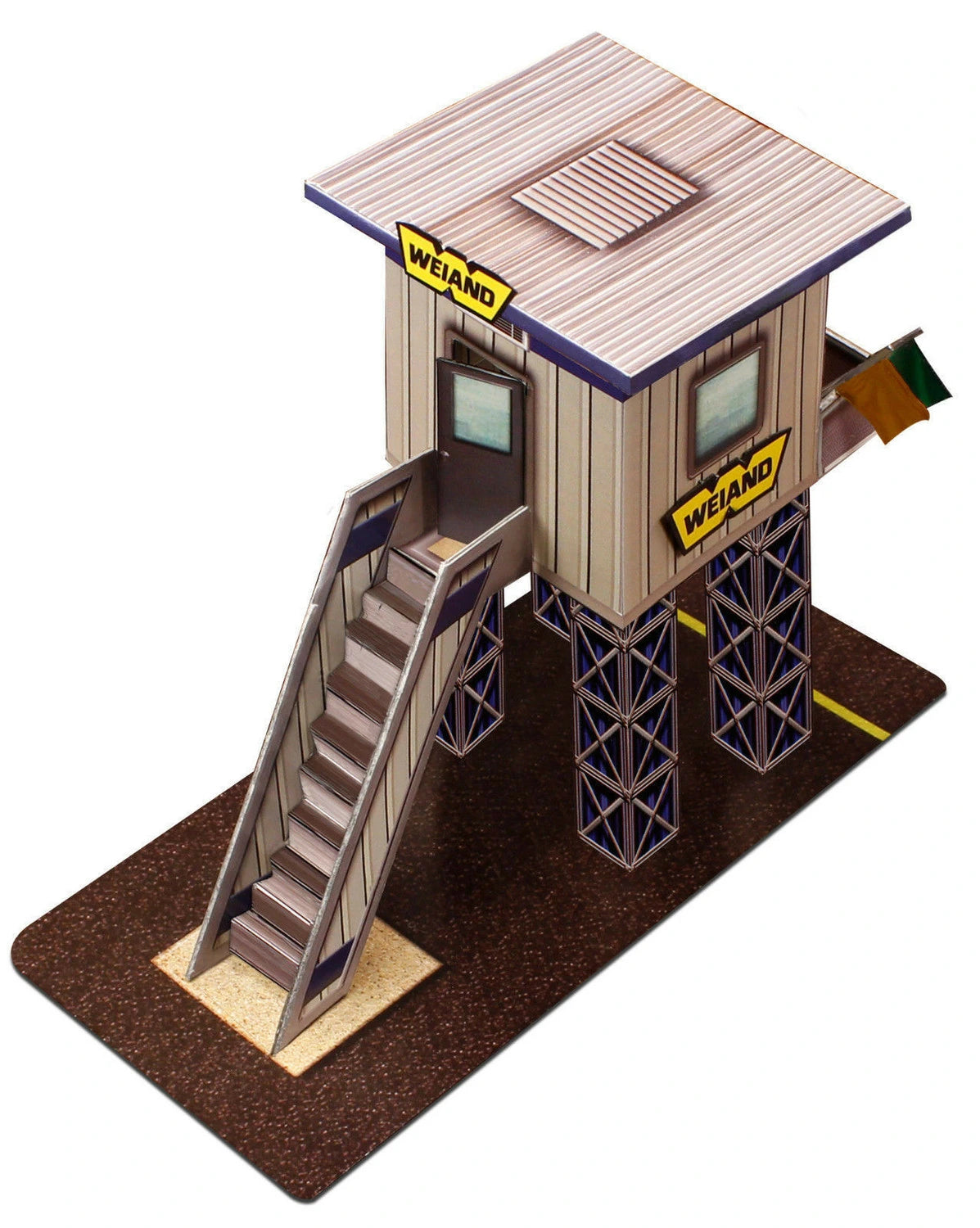 1/64 "marshalling Tower Photo Real scale building kit for BK 6429, side view