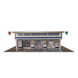 Pre-race Inspection Station Photo Real scale building kit for BK 6442, front view