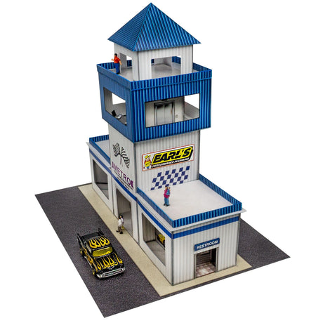 Track Tower Photo Real scale building kit for BK 6461, top view