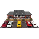 1/64 Racers Lounge Photo Real scale building kit for BK 6476, front view