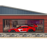 1/64 Racers Lounge Photo Real scale building kit for BK 6476, side view