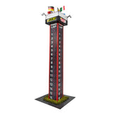 Arlo Raceway Tower Photo Real scale building kit for BK 6478, rear view