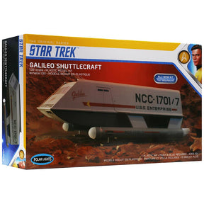 Star Trek Galileo Shuttlecraft model kit box art for Polar Light Model Kits P0L909, package view, product view 1
