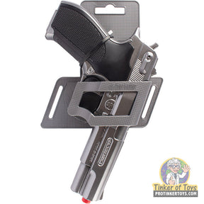 Black SandW style pistol with matching holster for toy gun play for Gonher 3045/0