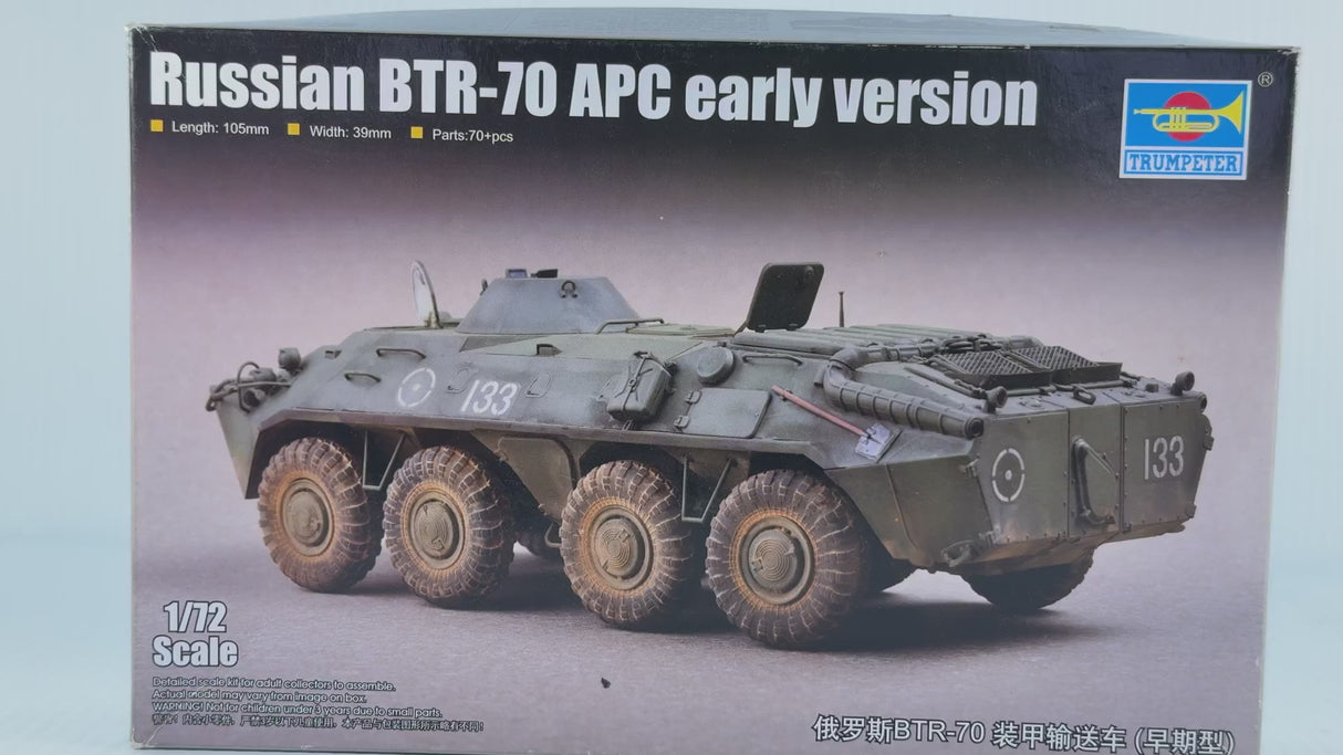 Russian BTR-70 APC (Early Version) 1:72 | 13606 | Trumpeter