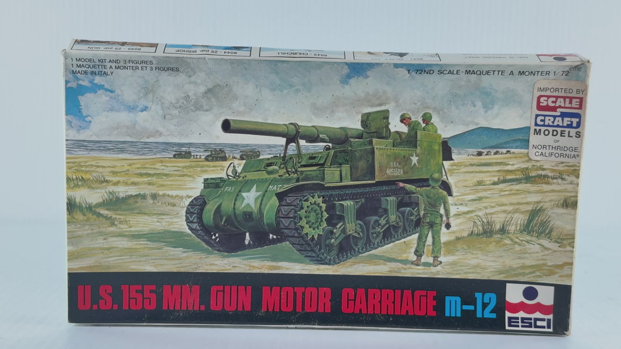 U.S. 155 mm. Gun Motor Carriage M-12 1:72 | 8042 | Needs Brand Review