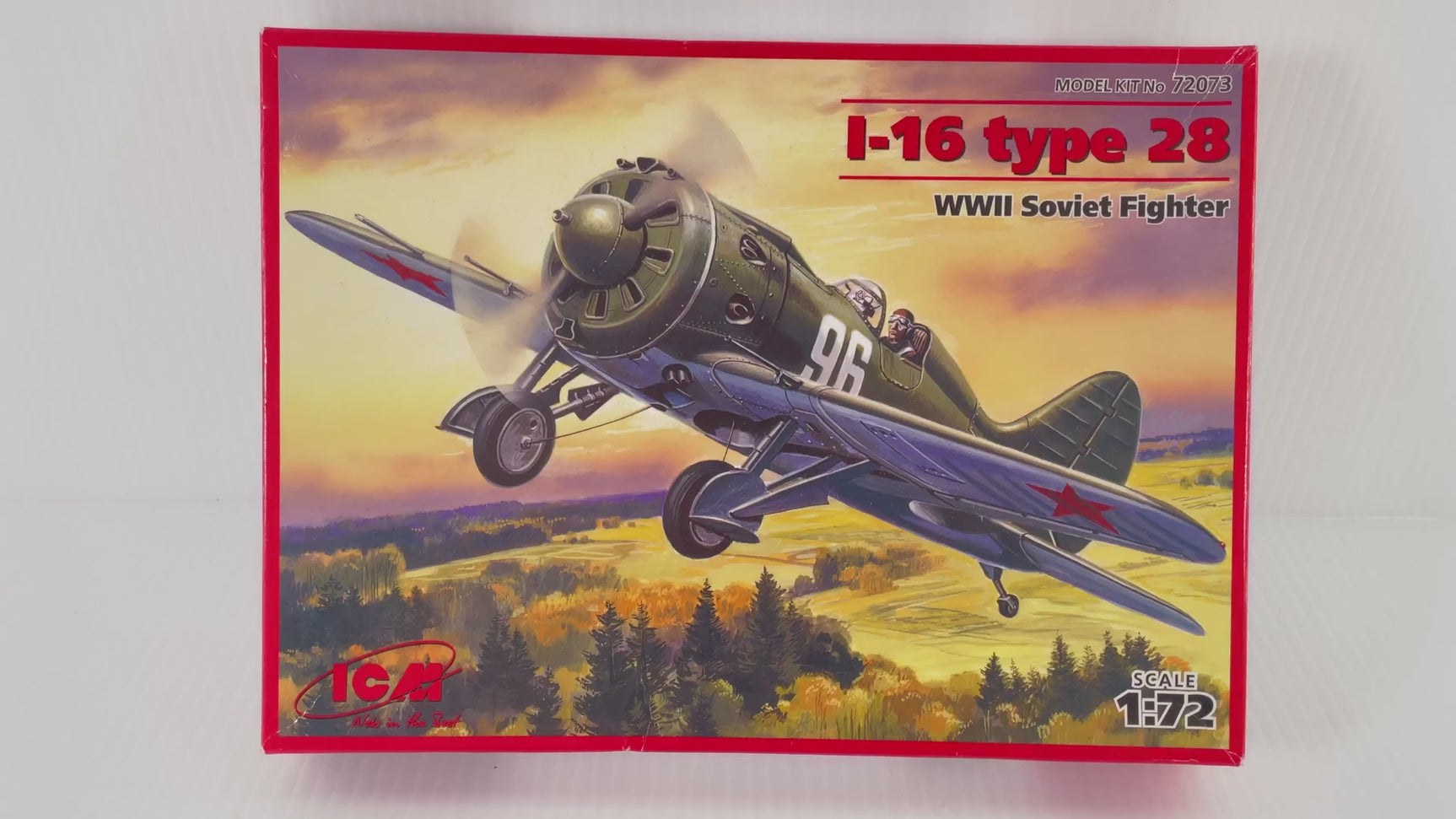 I-16 type 28 WWII Soviet Fighter 1:72 | 72073 | ICM