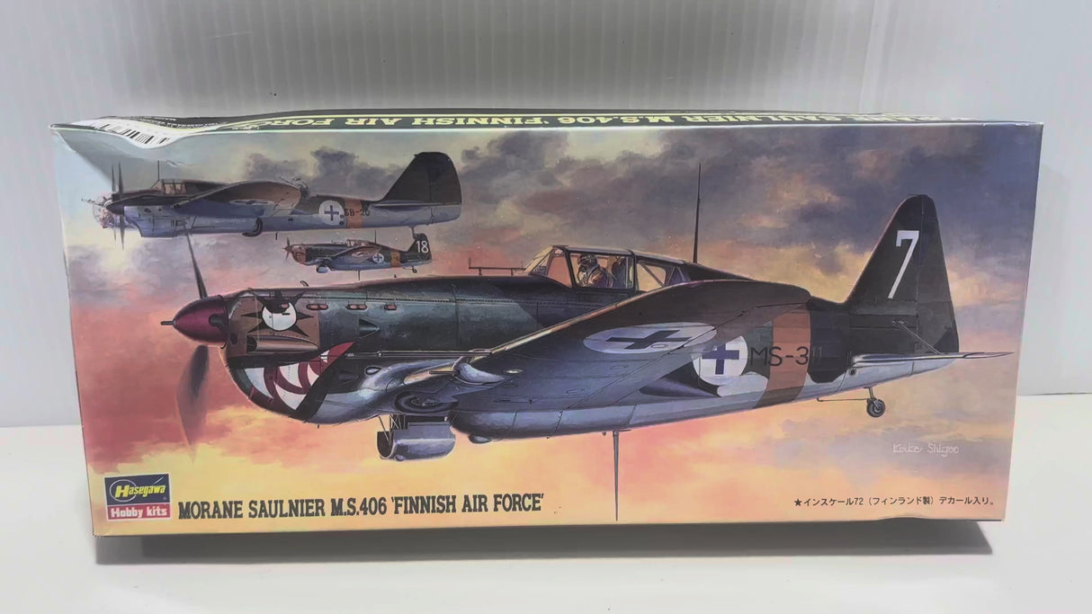 Morane Saulnier M.S.406 'Finnish Air Force' 1:72 | AP104 | Hasegawa