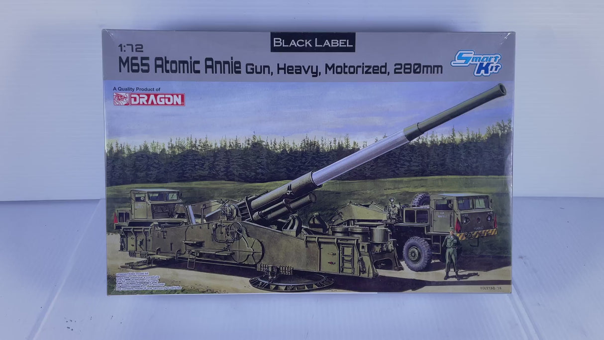 M65 Atomic Annie Gun, Heavy, Motorized, 280mm 1:72 | PENDING-1692001-07031300-C072 | Dragon