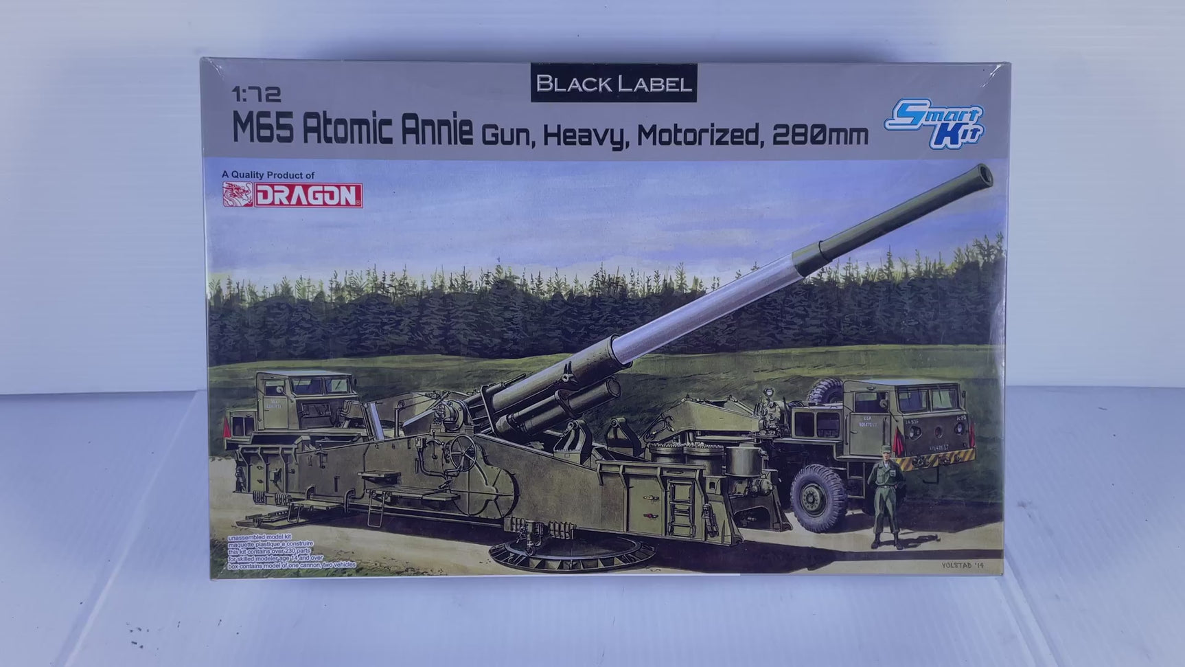 M65 Atomic Annie Gun, Heavy, Motorized, 280mm 1:72 | PENDING-1692001-07031300-C072 | Dragon