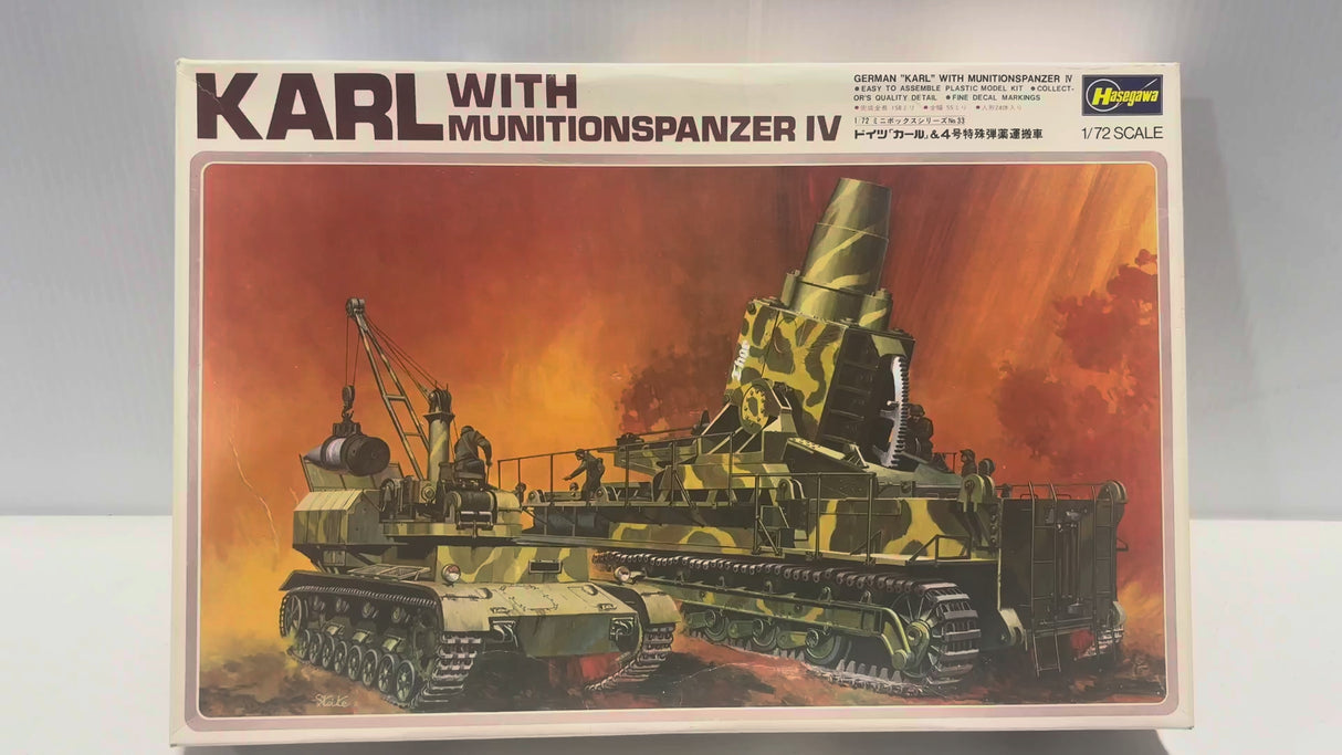 Karl with Munitionspanzer IV | MB-033 | Hasegawa