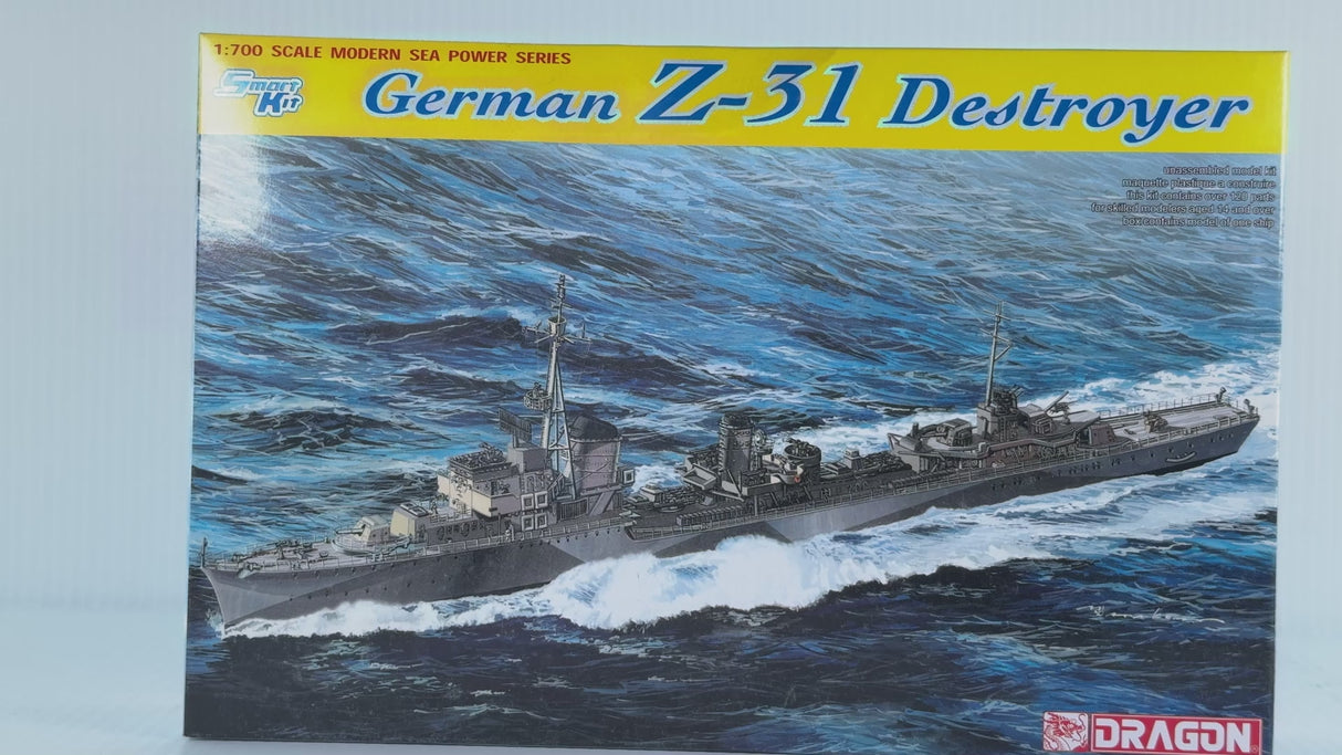 German Z-31 Destroyer 1:700 | PENDING-87222001-07031214-C064 | Dragon