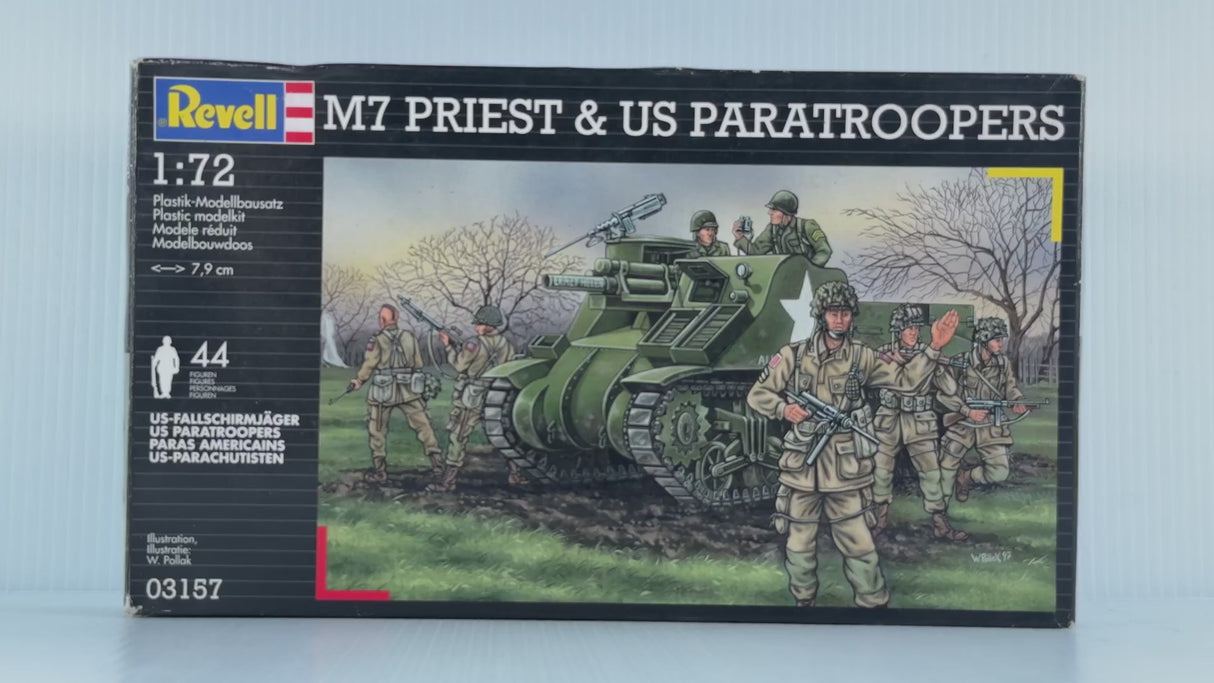 M7 Priest & US Paratroopers 1:72 | 03157 | Revell