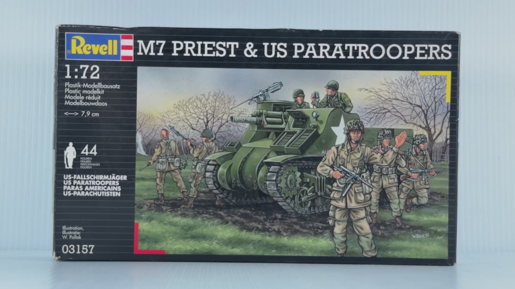 M7 Priest & US Paratroopers 1:72 | 03157 | Revell