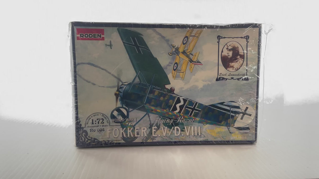 Fokker E.V / D.VIII Flying Razor 1:72 | 004 | Roden