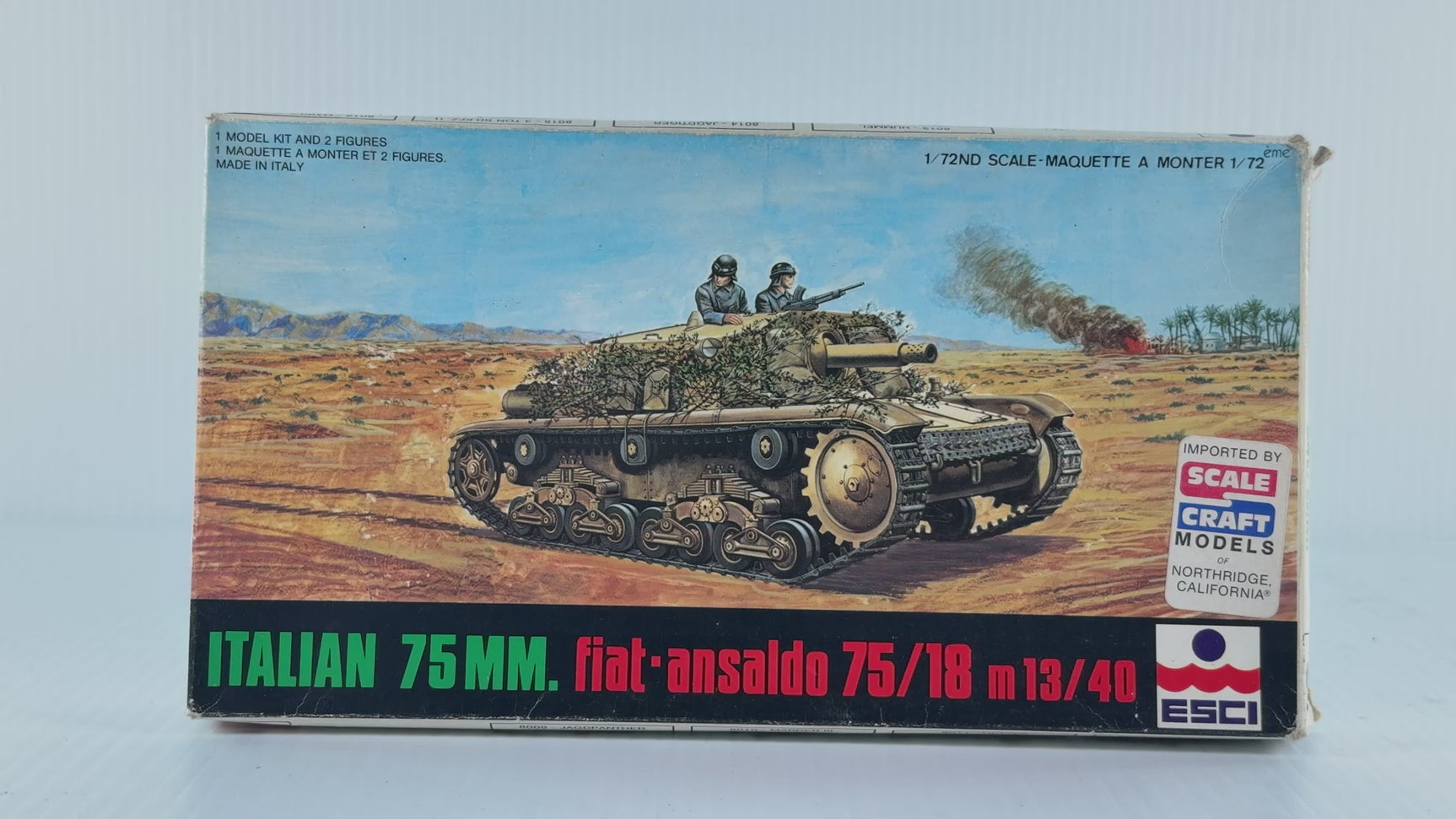 Italian 75mm Fiat-Ansaldo 75/18 M13/40 1:72 | PENDING-87222001-07031247-C089 | Needs Brand Review