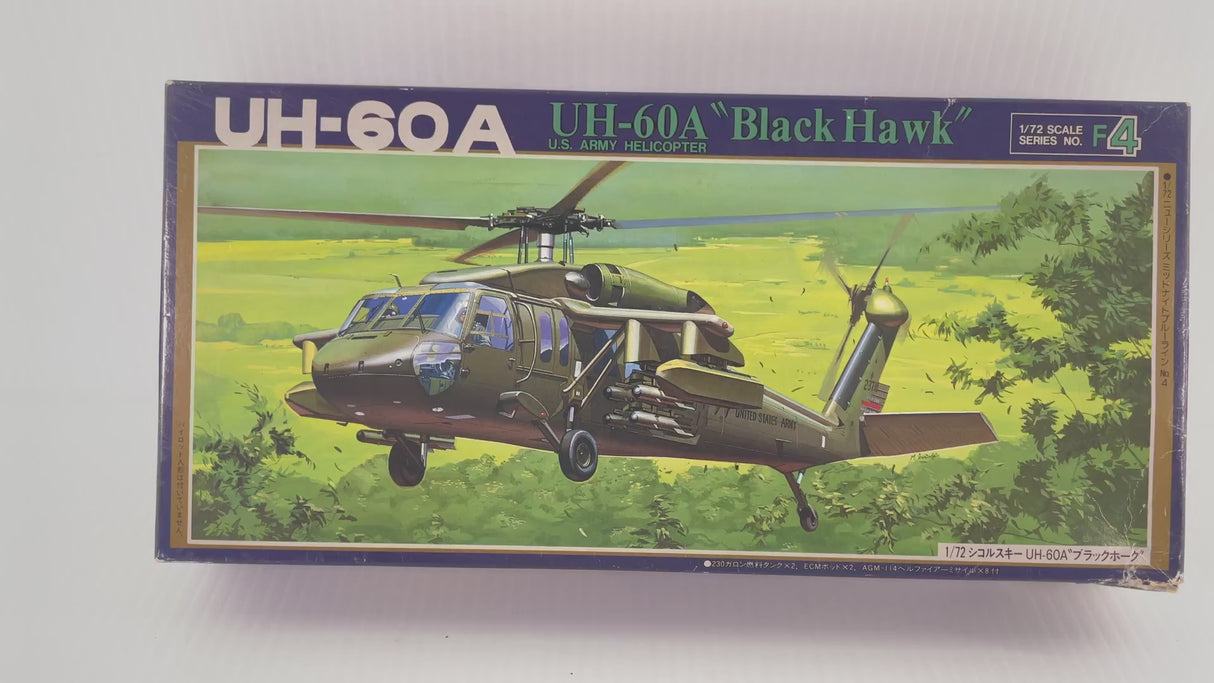 UH-60A Black Hawk U.S. Army Helicopter 1:72 | F4 | Needs Brand Review