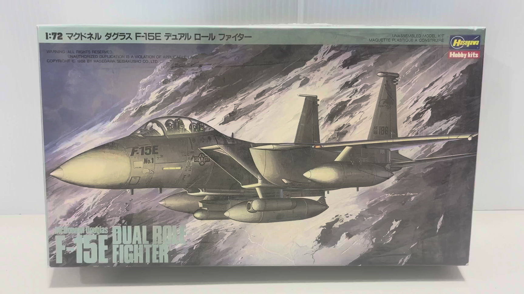 McDonnell Douglas F-15E Dual Role Fighter 1:72 | 04027 | Hasegawa