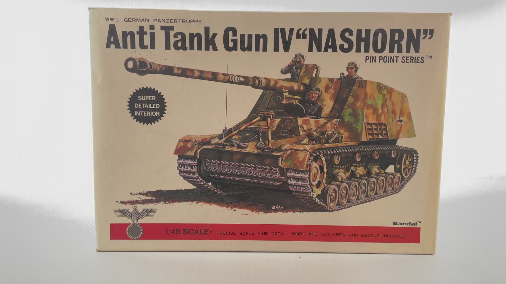 Anti Tank Gun IV "NASHORN" 1:48 | PENDING-1692001-07071416-C168 | Bandai