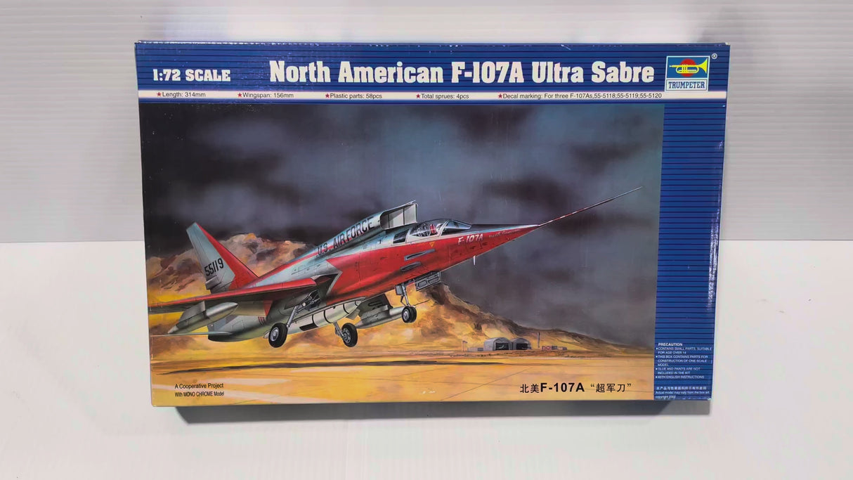 North American F-107A Ultra Sabre 1:72 | PENDING-IMG-0170 | Trumpeter