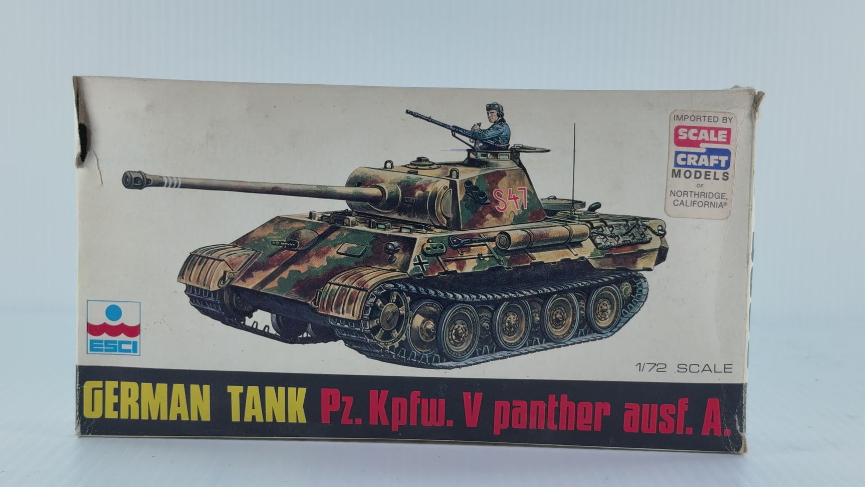 German Tank Pz. Kpfw. V Panther Ausf. A 1:72 | PENDING-87222001-07031248-C091 | Needs Brand Review