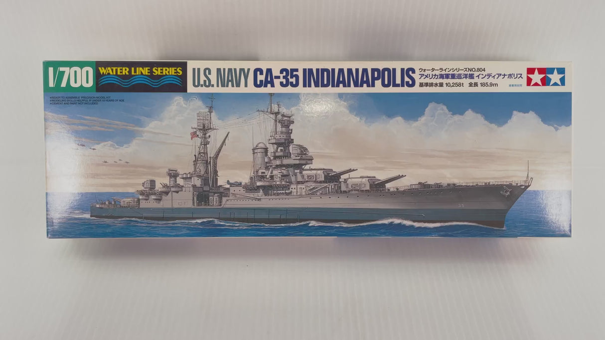 U.S. Navy CA-35 Indianapolis 1:700 | 804 | Tamiya