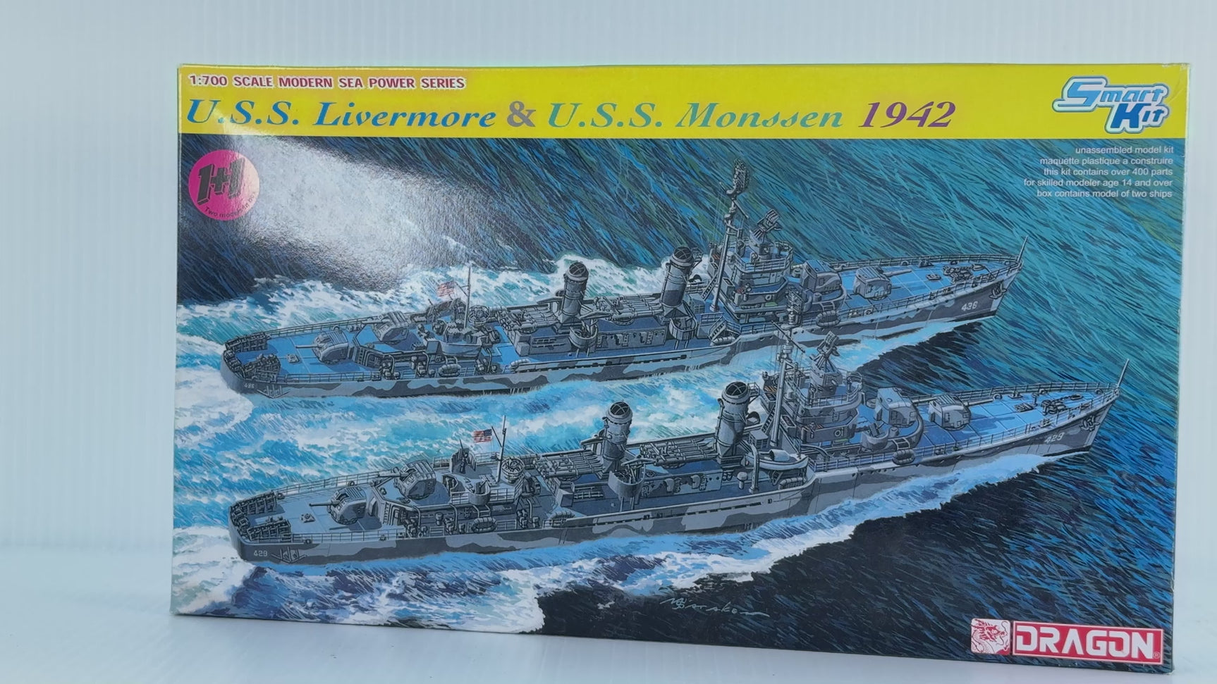 U.S.S. Livermore & U.S.S. Monssen 1942 1:700 | PENDING-87222001-07031219-C073 | Dragon
