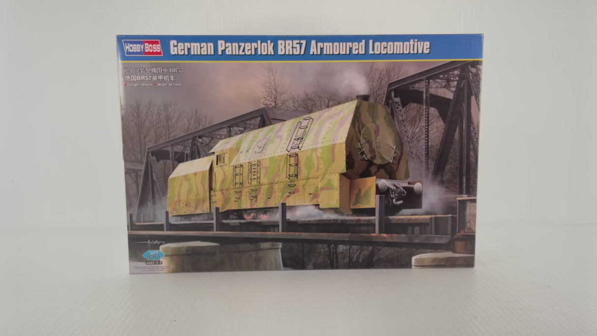 German Panzerlok BR57 Armoured Locomotive | 82922 | Hobby Boss