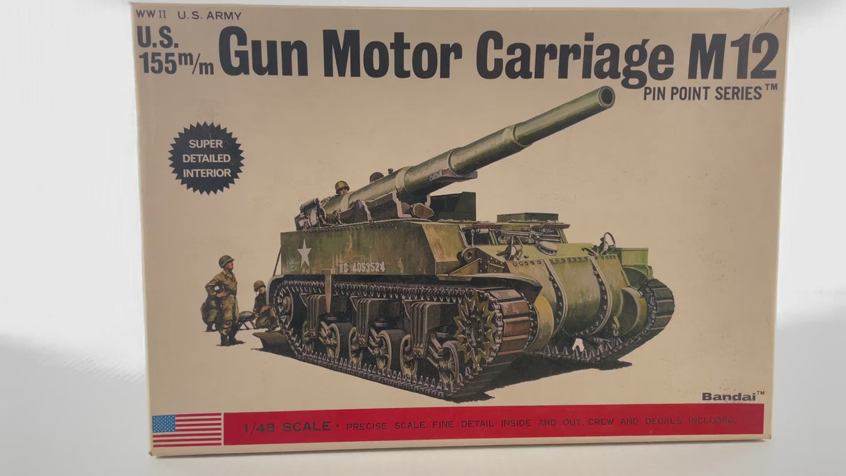U.S. 155m/m Gun Motor Carriage M12 1:48 | 8289 | Bandai