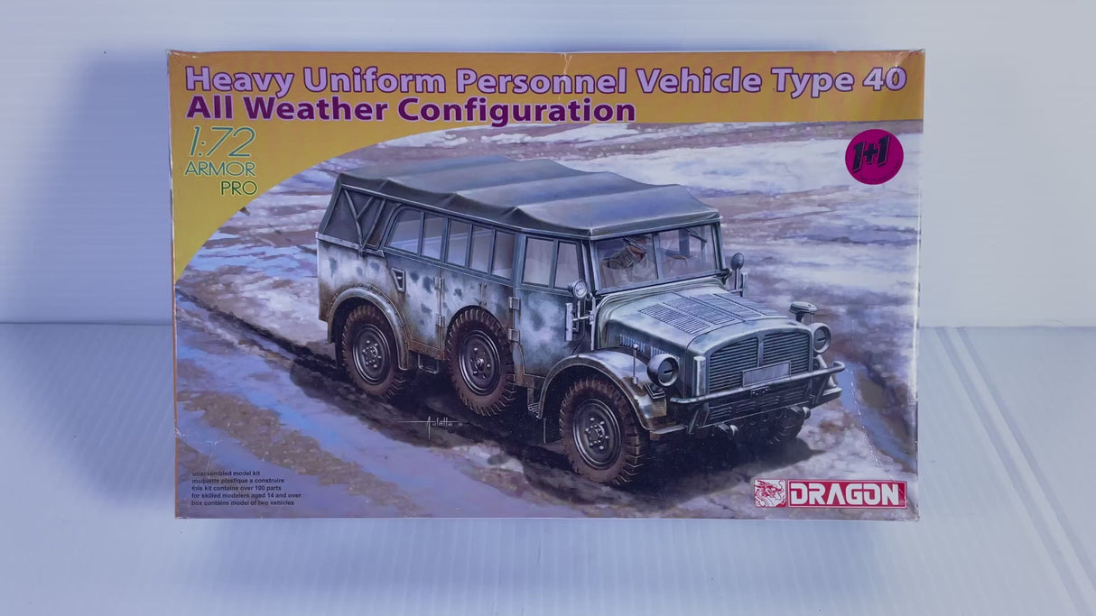 Heavy Uniform Personnel Vehicle Type 40 All Weather Configuration 1:72 | 7421 | Dragon