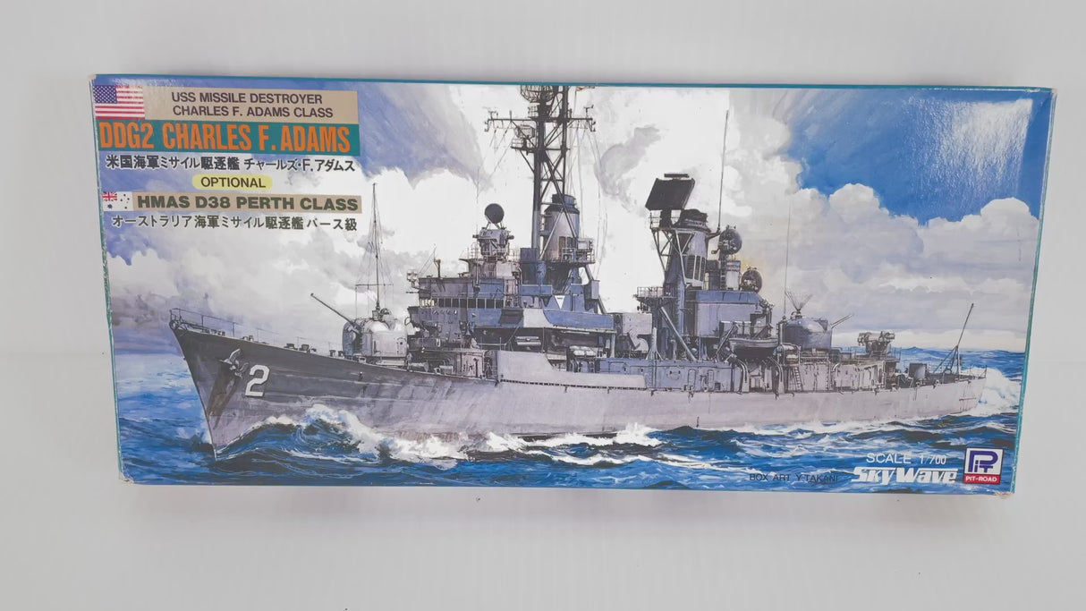 USS Missile Destroyer DDG-2 Charles F. Adams Class 1:700 | SW-1500 | Needs Brand Review
