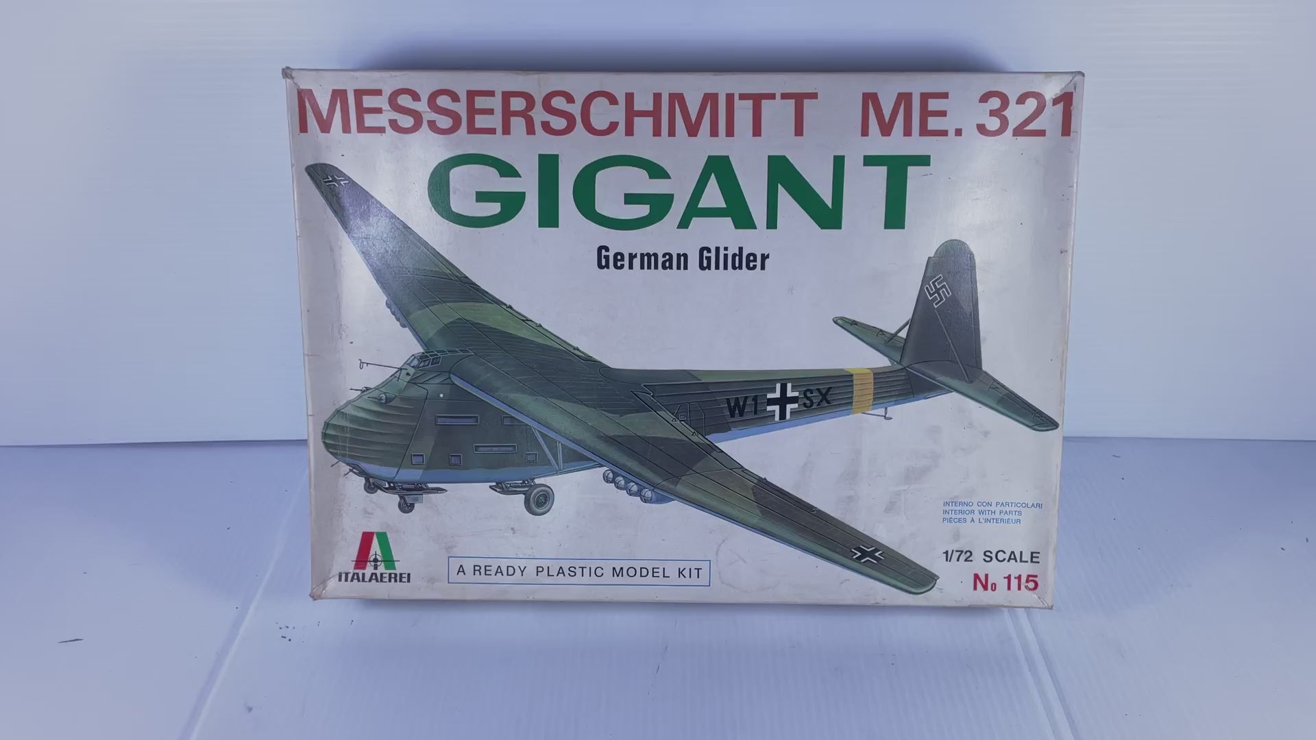 イタレリ 1/72　ドイツ軍 大型グライダー　Me321 ギガント Messerschmitt Me.321 Gigant 1:72 | 115 | Italarei – ProTinkerToys.com
