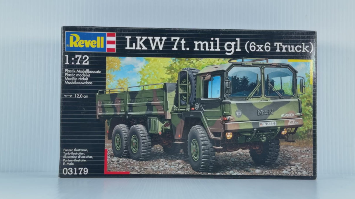 LKW 7t. mil gl (6x6 Truck) 1:72 | 03179 | Revell