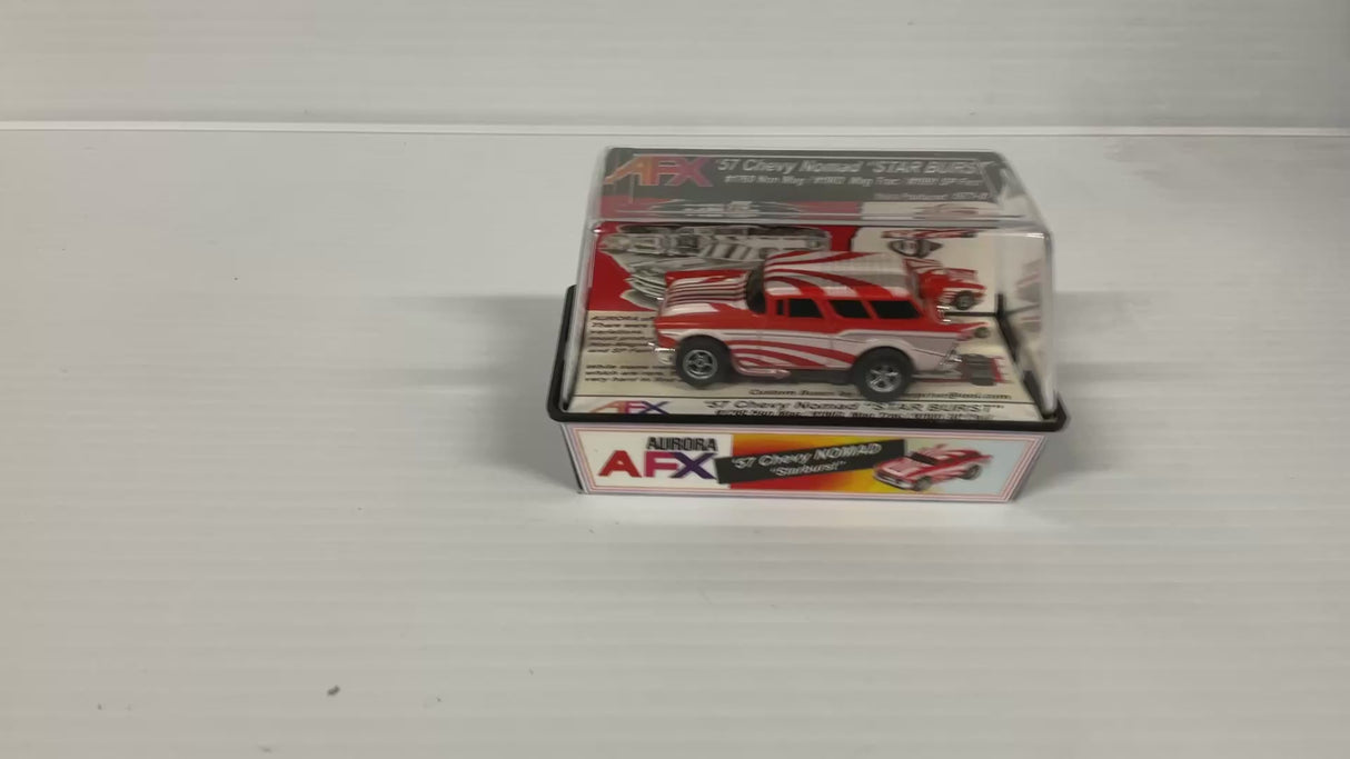 Aurora AFX 1957 Chevy Nomand sp Fast "sunburst" Red | 1991 | Aurora - AFX